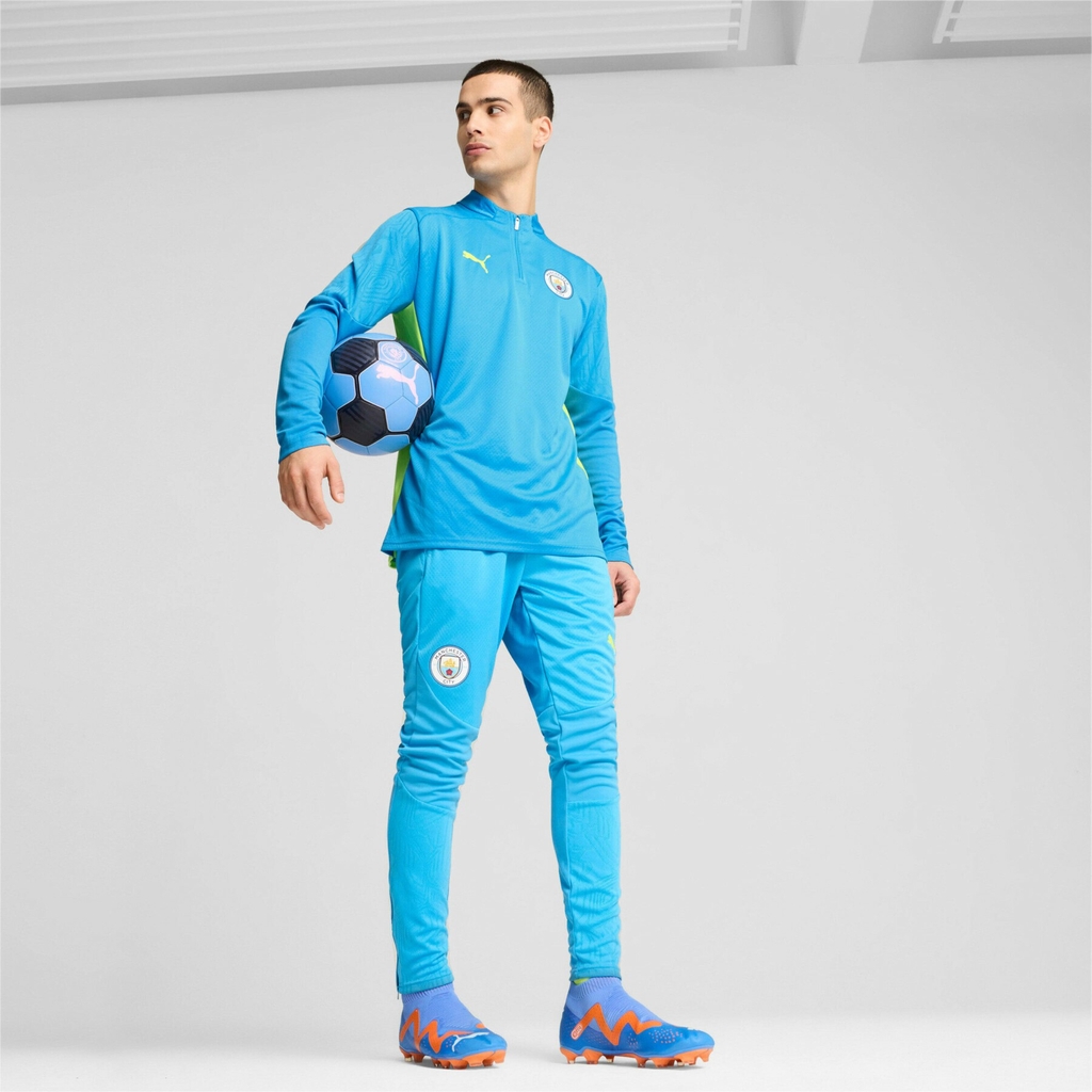 Áo Khoác Puma Nam Chính Hãng - Training top Manchester City 2024/25 - Màu Xanh | JapanSport 777529-11