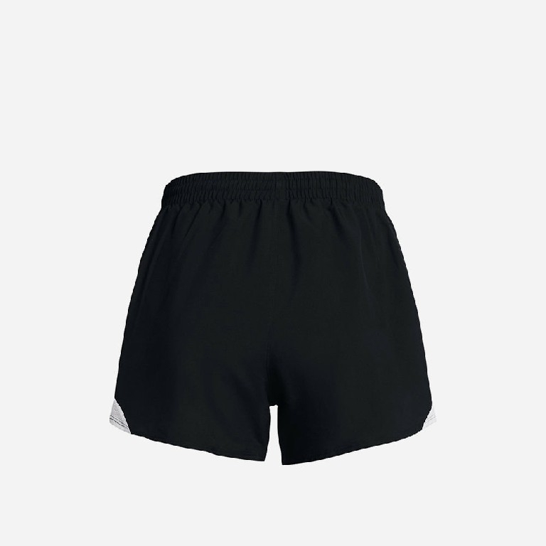 Quần Short Nữ Under Armour Chính Hãng - UA Fly-By 3 - Màu Đen | JapanSport 1382438-002