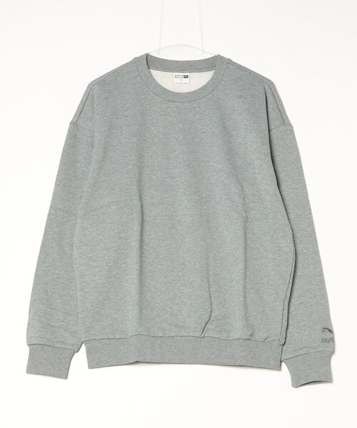 Áo Khoác Puma Nam Chính Hãng - Graphics_CREW SWEAT - Màu Xám | JapanSport 584592-02