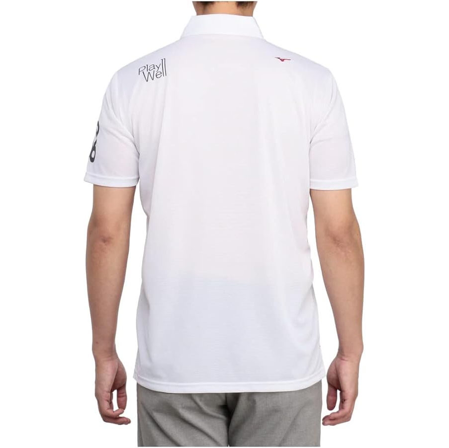 Áo Polo Mizuno Chính Hãng - Men's Golf Wear - Màu Trắng | JapanSport E2MAA013-01