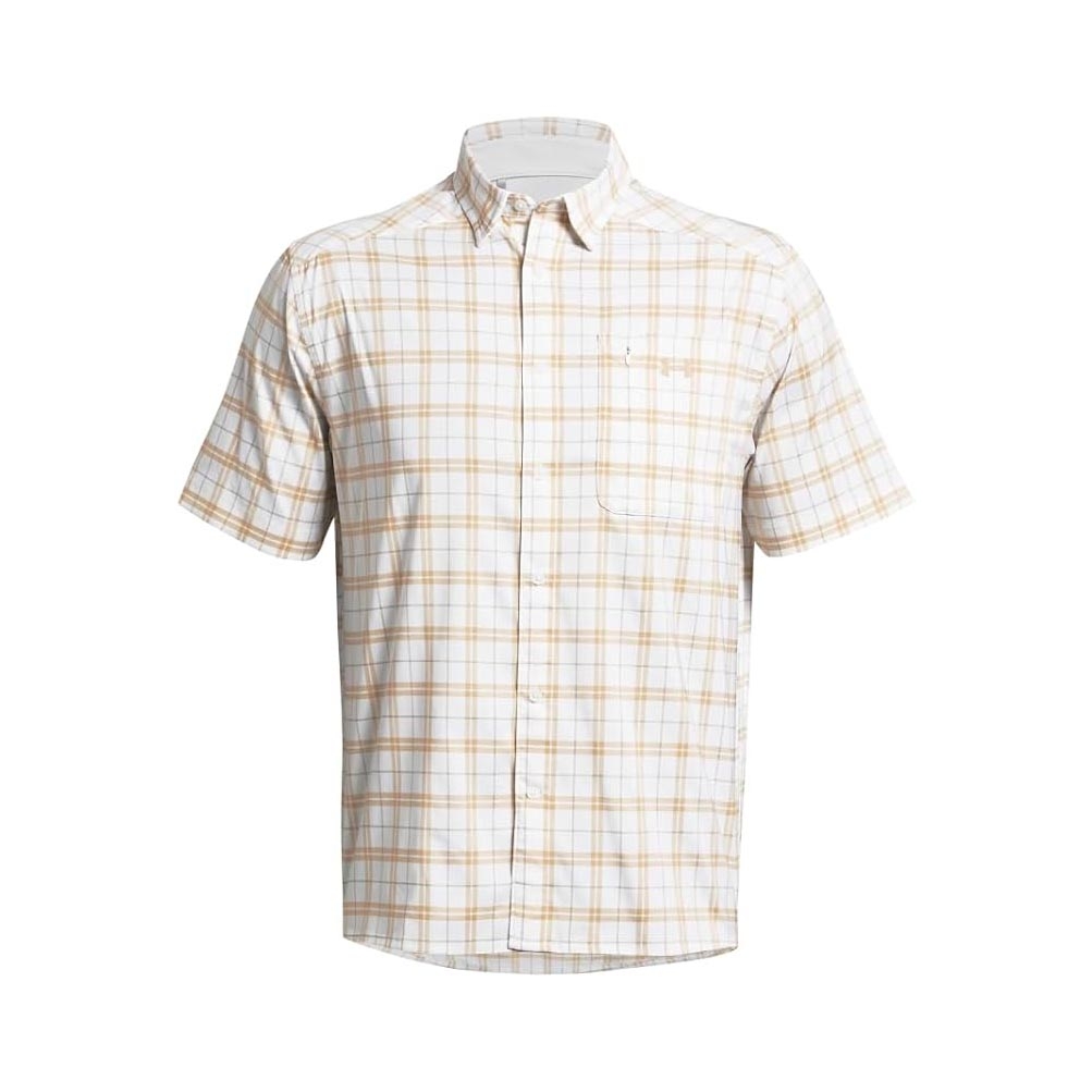 Áo Sơ mi Under Armour Chính hãng - Drift Tide 2.0 Plaid Short-Sleeve T-Shirt - Màu Trắng | JapanSport 1369304-201