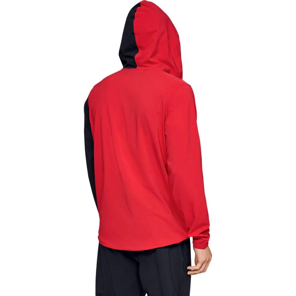 Áo Khoác Under Armour Chính Hãng - Baseline Woven Jacket Warm-up - Màu Đỏ/Đen | JapanSport 1343010-600