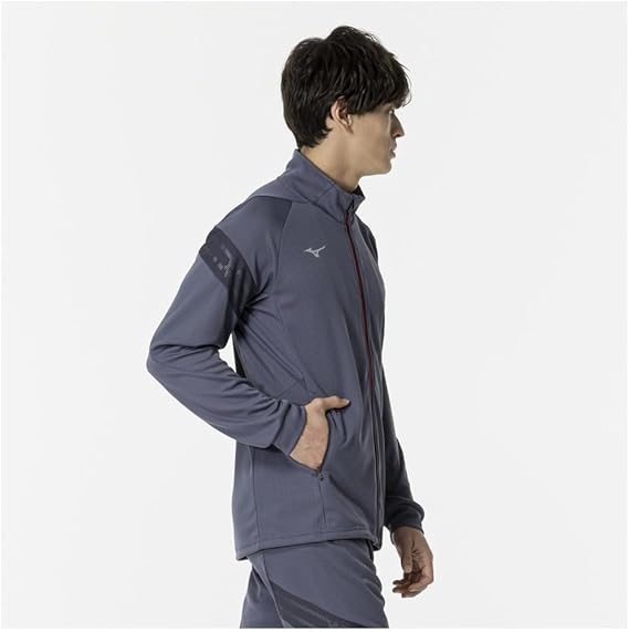 Áo Khoác Mizuno Chính Hãng - Dry Aeroflow Jacket - Màu Đá Xám | JapanSport  32MCB556-17