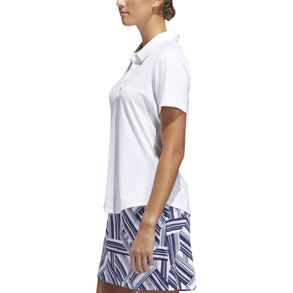Áo Polo Adidas Nữ Chính Hãng - ULTIMATE HEATHERED - Màu Trắng | Japansport DQ0537