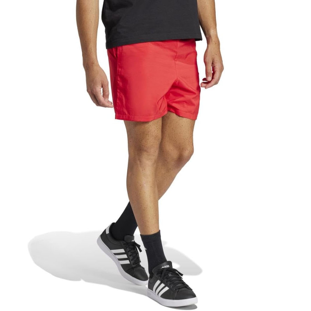 Quần Short Adidas Chính Hãng - Essentials Small Logo Cargo Chelsea Shorts - Màu Đỏ | JapanSport JD1826