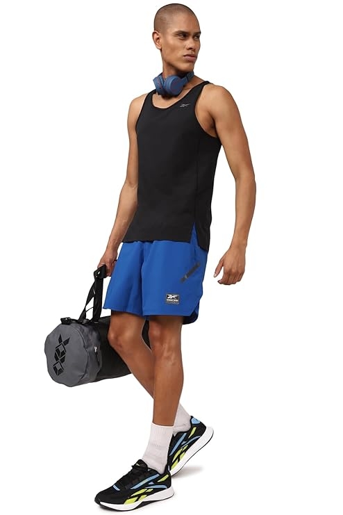 Quần Shorts Reebok Nam Chính Hãng - Certified Strength - Màu Blue | JapanSport HS7900