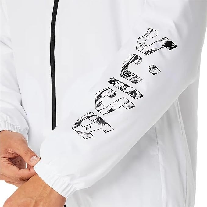 Áo Khoác Asics Chính Hãng - Hex Graphic Padded  - Màu Trắng | JapanSport 2031E238-100