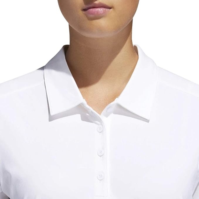 Áo Polo Adidas Nữ Chính Hãng - ULTIMATE HEATHERED - Màu Trắng | Japansport DQ0537