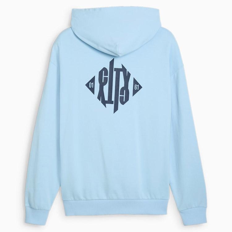 Áo Hoodie Puma Nam Chính Hãng - PUMA Manchester City ftblCulture - Màu Xanh | JapanSport  777785 44