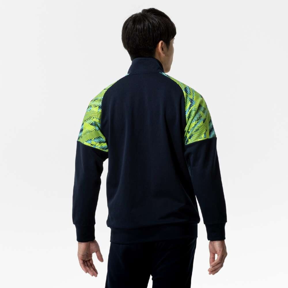 Áo Khoác Mizuno Chính Hãng - N-xt Warm-up Jacket - Màu Xanh lá/ Đen | JapanSport 32JCC210-14