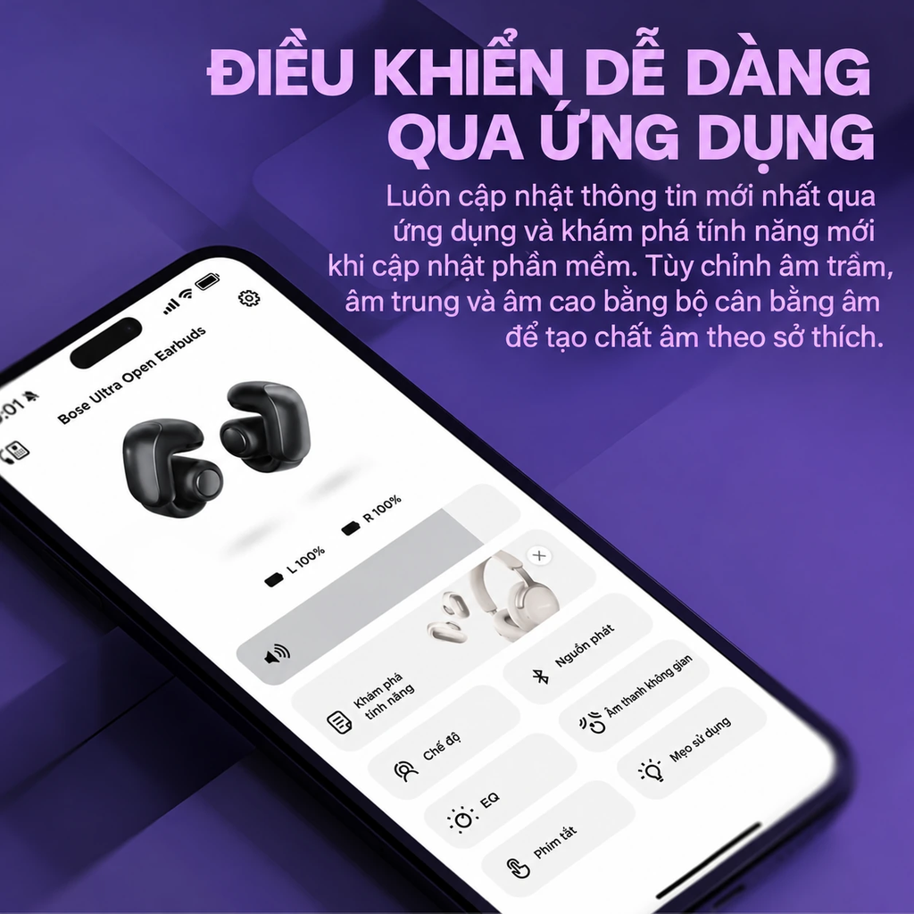 Tai nghe Bose chính hãng - Ultra Open Earbuds LE Desert Gold – Tai nghe tai mở - Màu đen vàng | JapanSport
