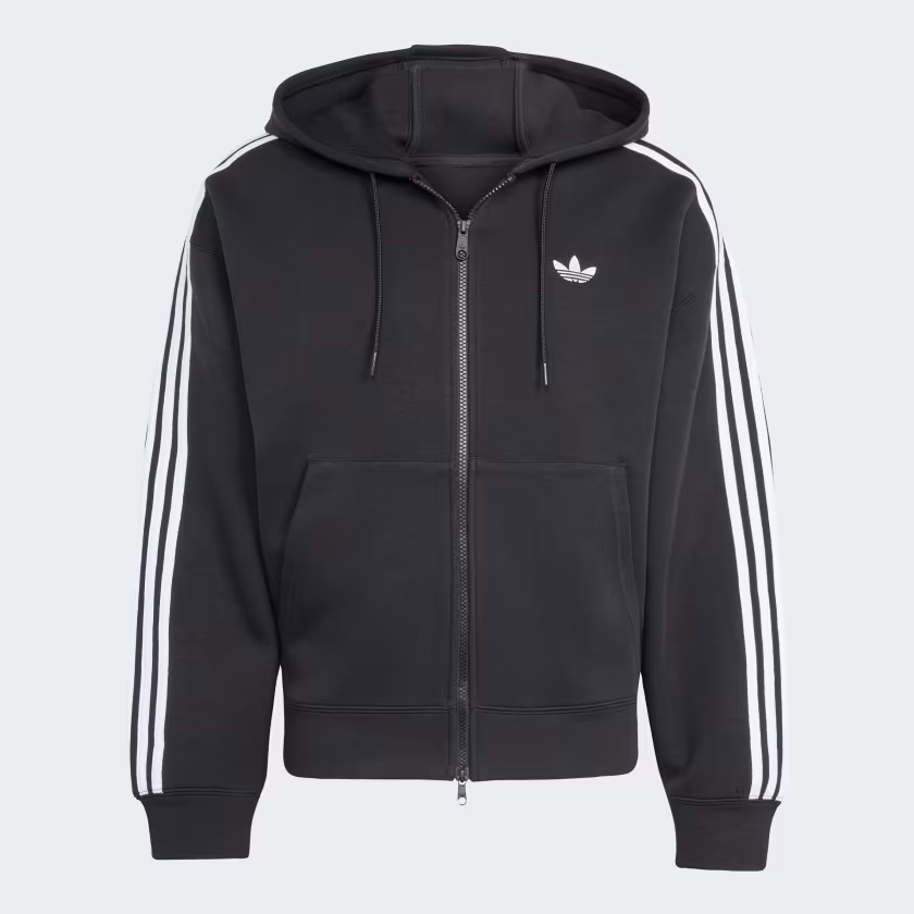 Áo Khoác Adidas Nam Chính Hãng - Adicolor Spacer Oversized Hoodie - Màu Đen | JapanSport   JX1507
