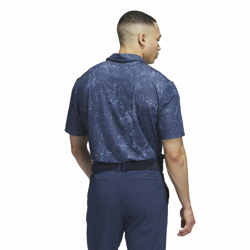 Áo Polo Adidas Chính Hãng - Ultimate365 Print - Màu Xanh | JapanSport IP2445