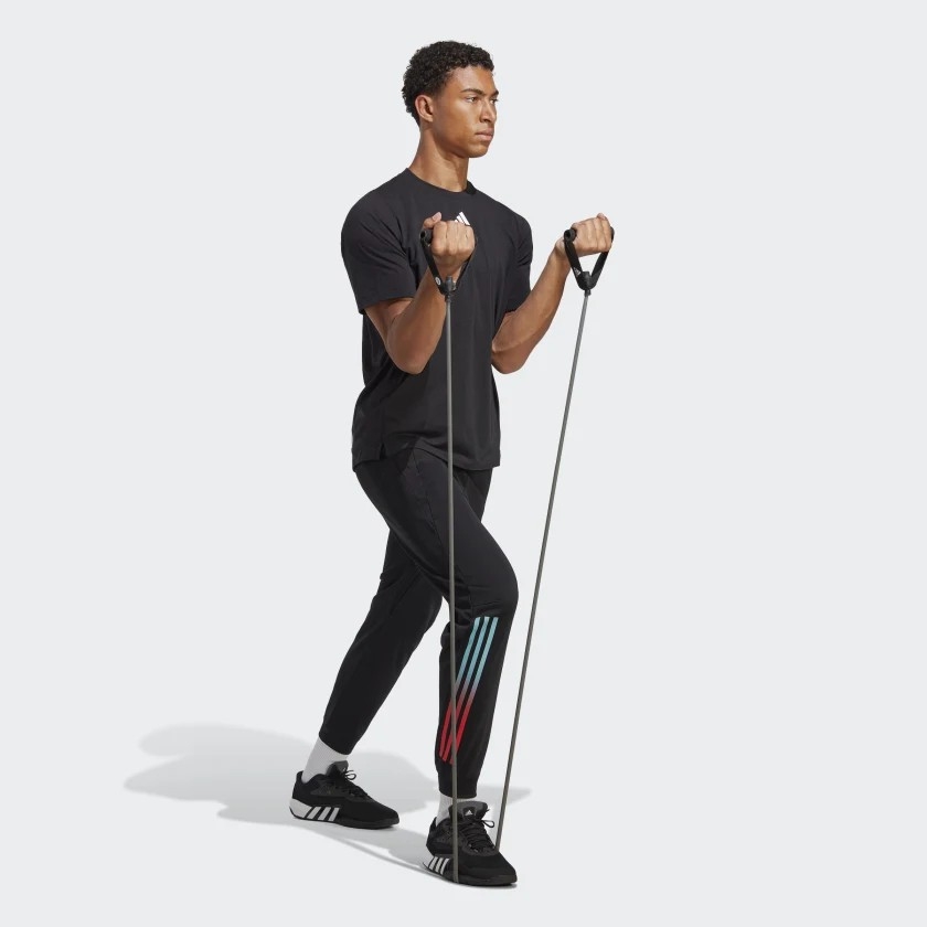 Quần Adidas Nam Chính Hãng - TRAIN ICONS 3-STRIPES TRAINING PANTS - Đen | JapanSport HS7514