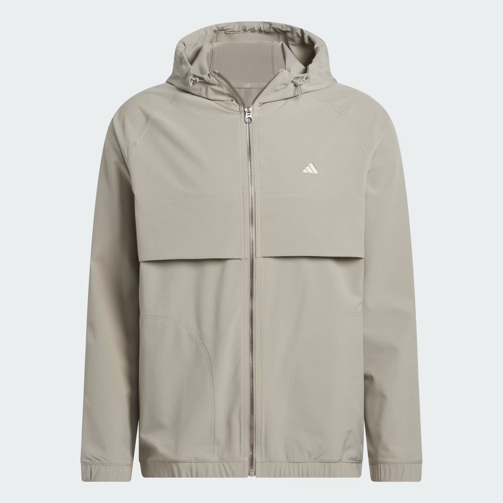 Áo Khoác Adidas Chính Hãng -  Go-to Full-Zip Windbreaker - Màu Be | JapanSport JL7915