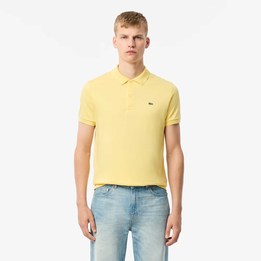 Áo Polo Lacoste Nam Chính hãng - Pima Cotton Polo - Màu Vàng | JapanSport DH2050-51-107