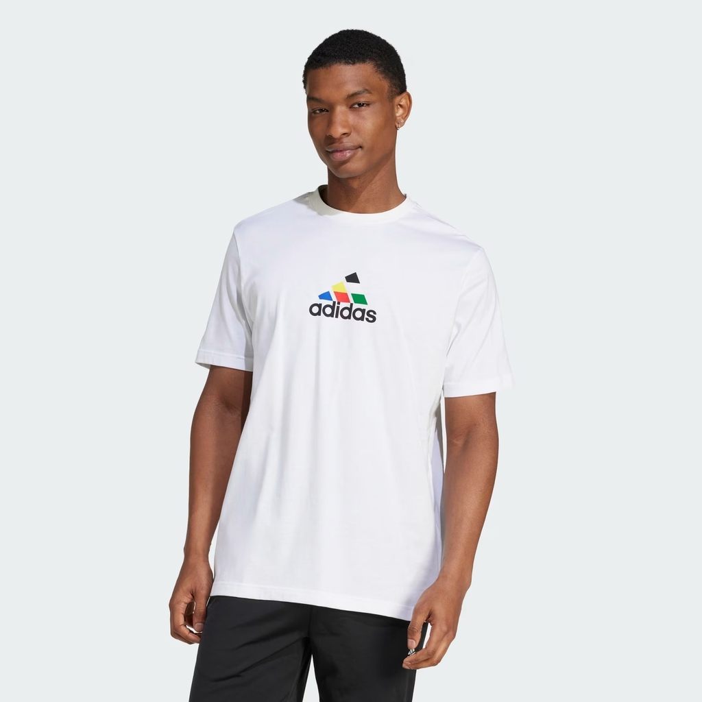 Áo Phông Adidas Nam Chính Hãng - House of Tiro Nations Graphic Tee - Màu Trắng | JapanSport IW2668