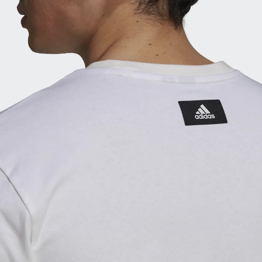 Áo Phông Adidas Nam Chính Hãng - FUTURE ICONS LOGO GRAPHIC TEE - Trắng | JapanSport GR4111