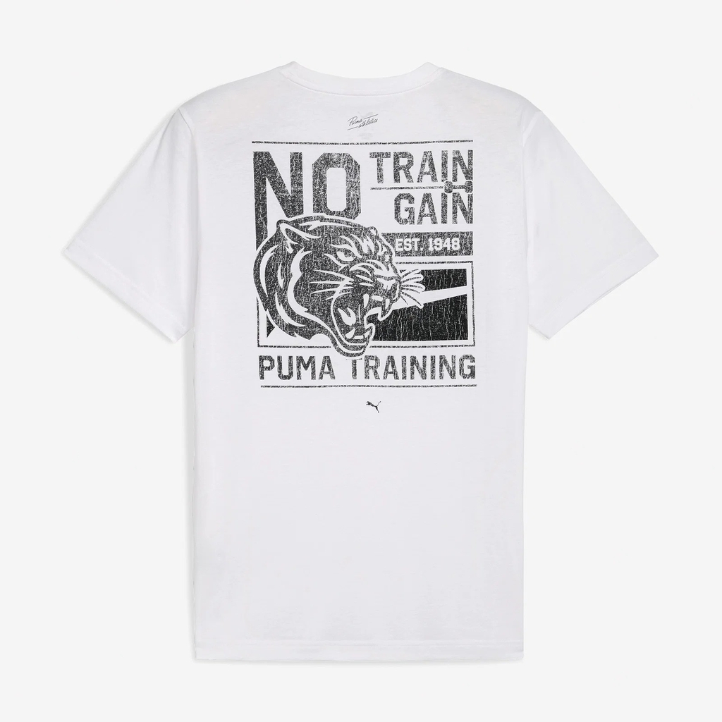 Áo Phông Puma Chính hãng - GRAPHIC ILLUSTRATED TRIBLEND - Màu Trắng  | JapanSport 528320-02