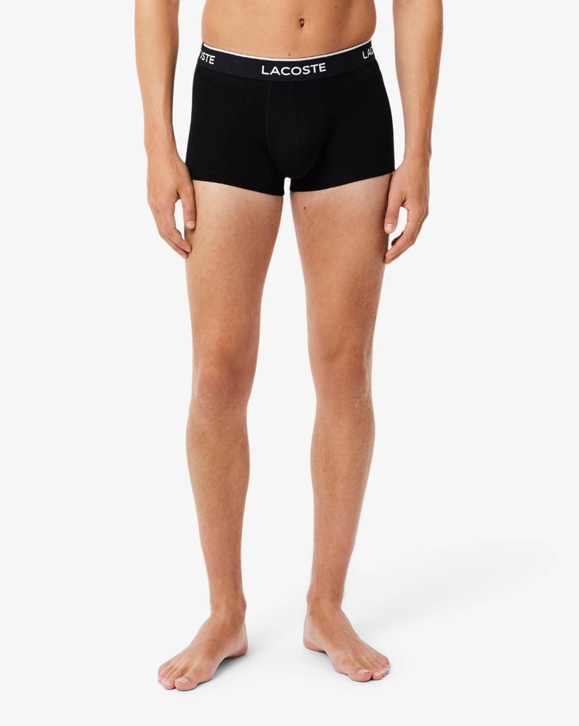 Quần Boxer Lacoste Chính hãng - Trunks 3-Pack - Màu Đen | JapanSport 5H1300-51-031