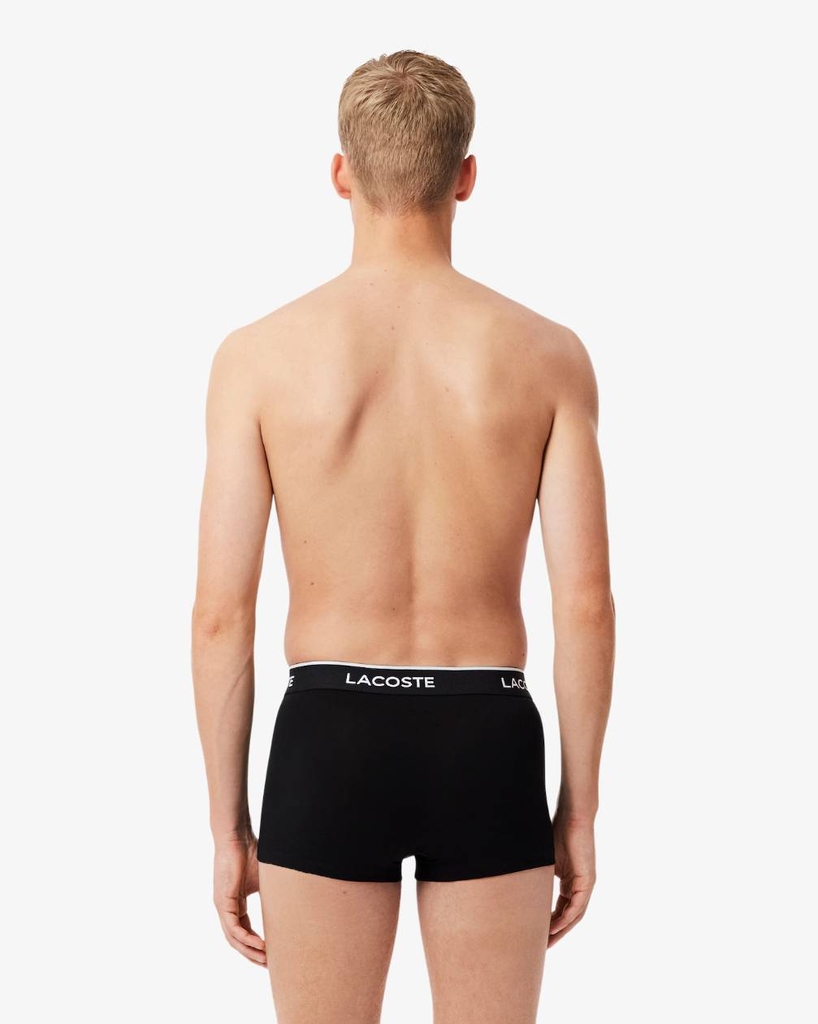 Quần Boxer Lacoste Chính hãng - Trunks 3-Pack - Màu Đen | JapanSport 5H1300-51-031