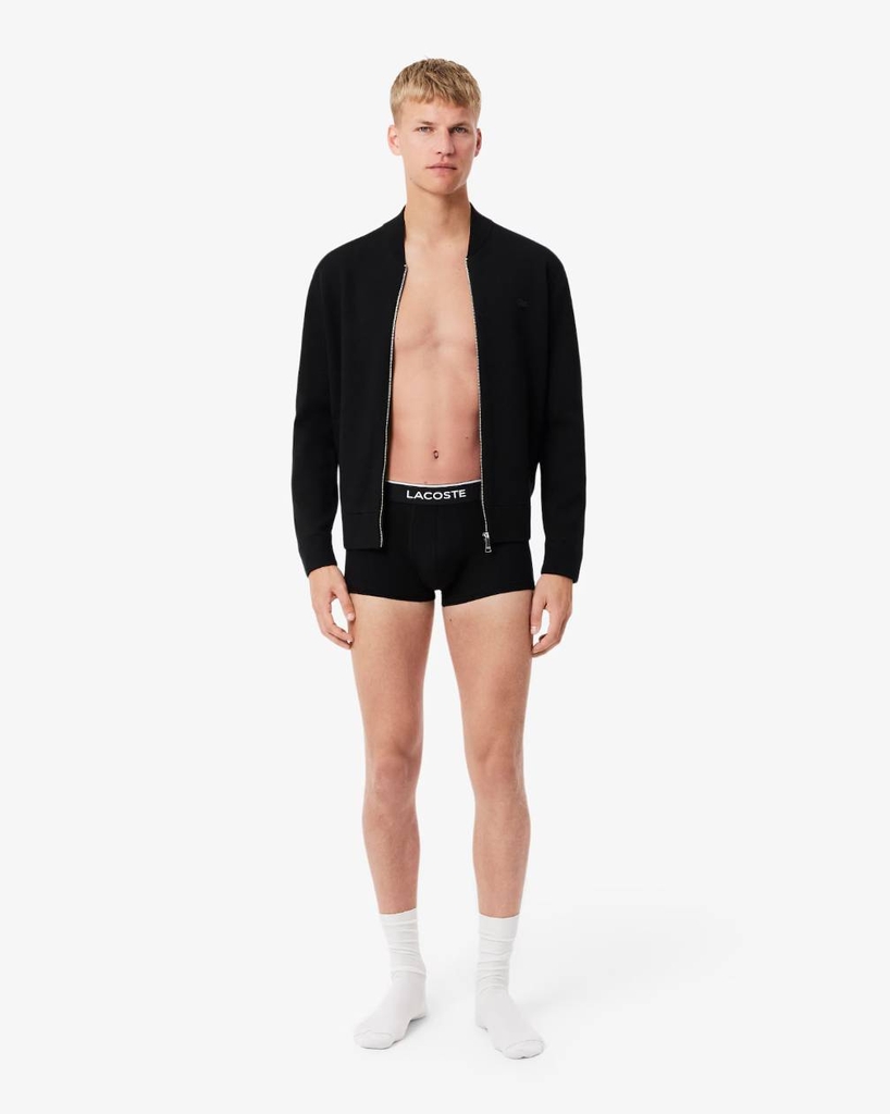 Quần Boxer Lacoste Chính hãng - Trunks 3-Pack - Màu Đen | JapanSport 5H1300-51-031
