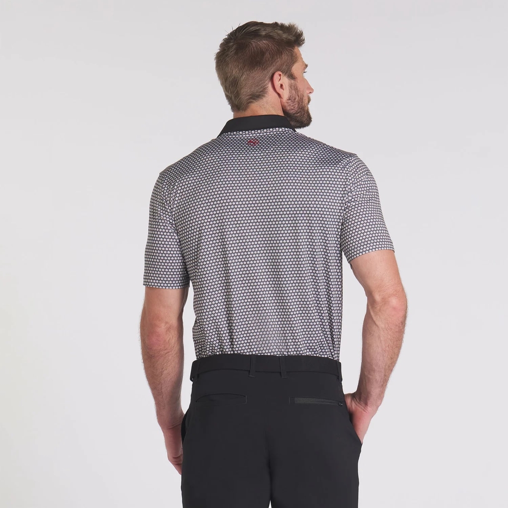 Áo Polo Puma Chính Hãng - MATTR Century Men's Golf Polo - Màu Trắng Đen | JapanSport  627487-08