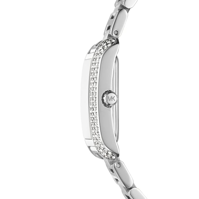 Set Đồng hồ Michael Kors Chính hãng - Michael Kors Emery Silver Watch - Màu bạc | JapanSport MK4839SET