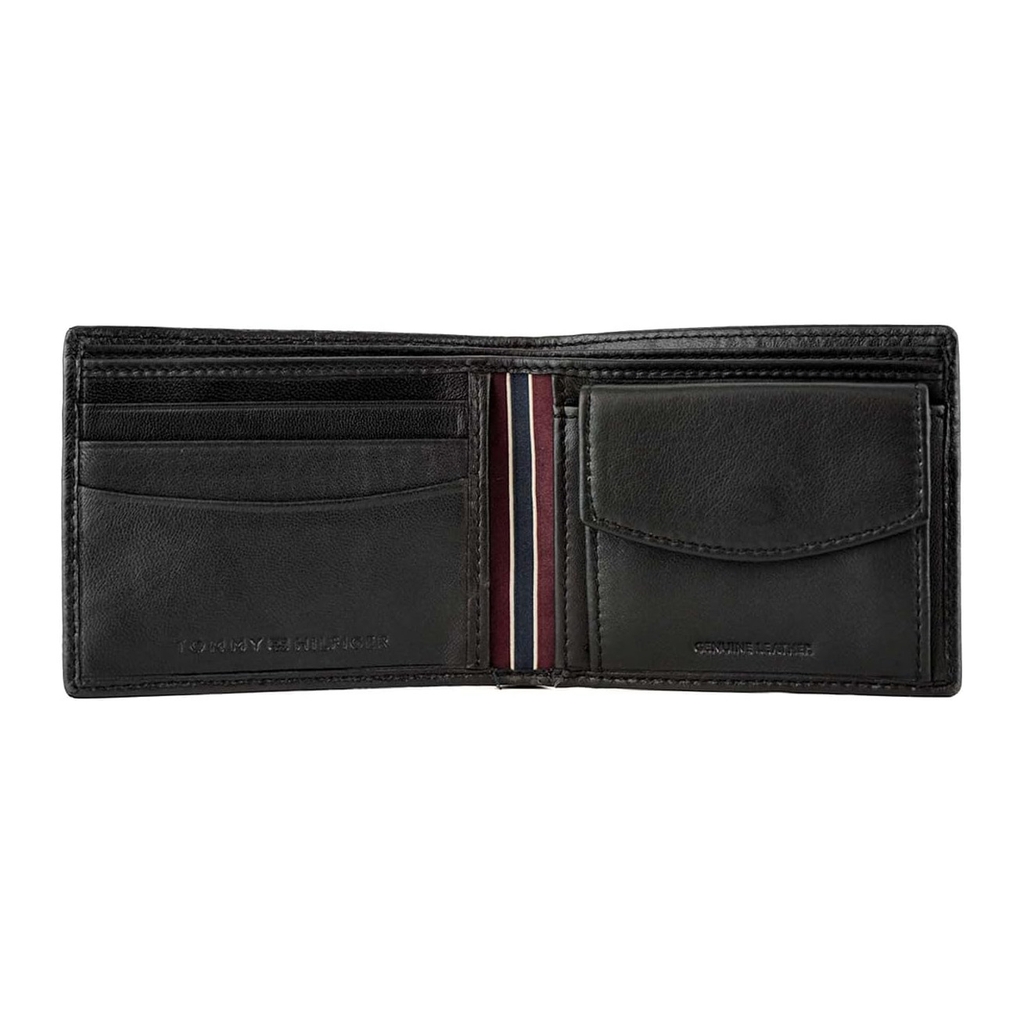 Ví Tommy Hilfiger Chính Hãng - Men's Leather Wallet - Màu Đen | JapanSport 31TL25X020-001