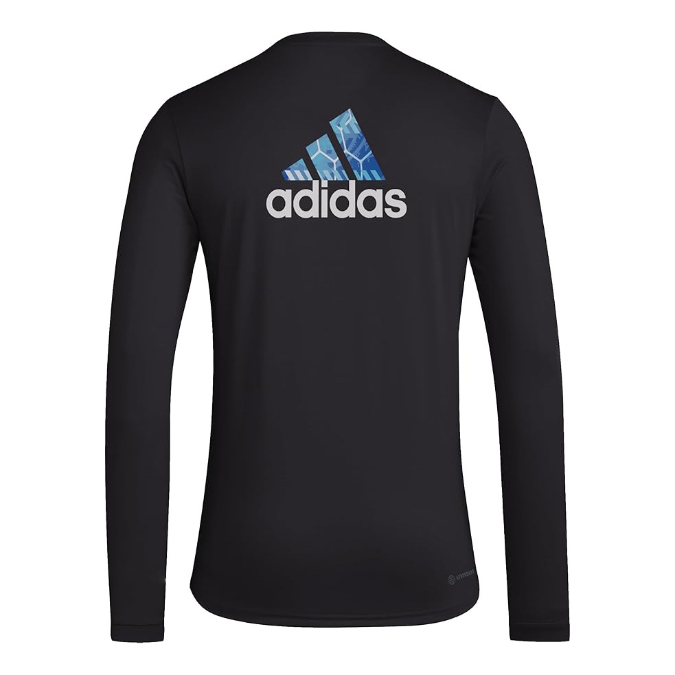 Áo Phông Adidas Nam Chính Hãng - CF Long Sleeve Pre-Game T-Shirt - Màu Đen | JapanSport IP1019