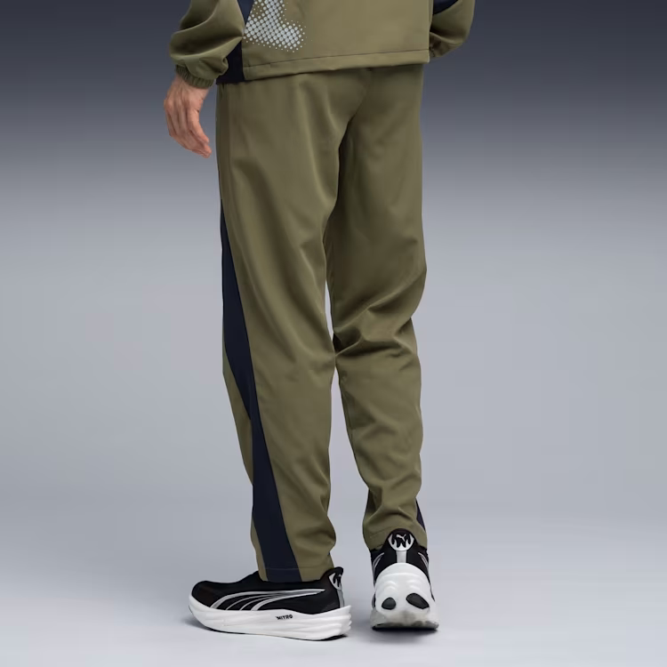Quần Puma Nam Chính hãng - Training Cross Woven Pants - Olive | JapanSport 528934-33