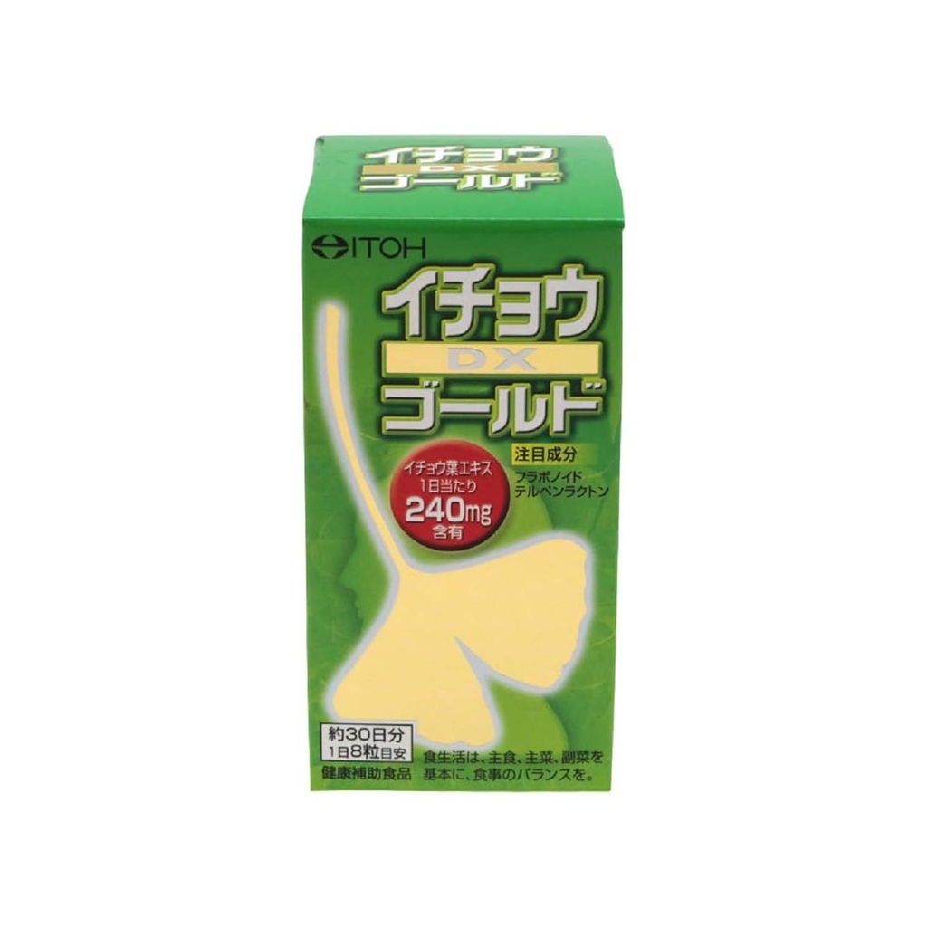 Viên Uống Bổ Não ITOH Chính hãng - Ginkgo biloba Gold DX 240 viên | JapanSport