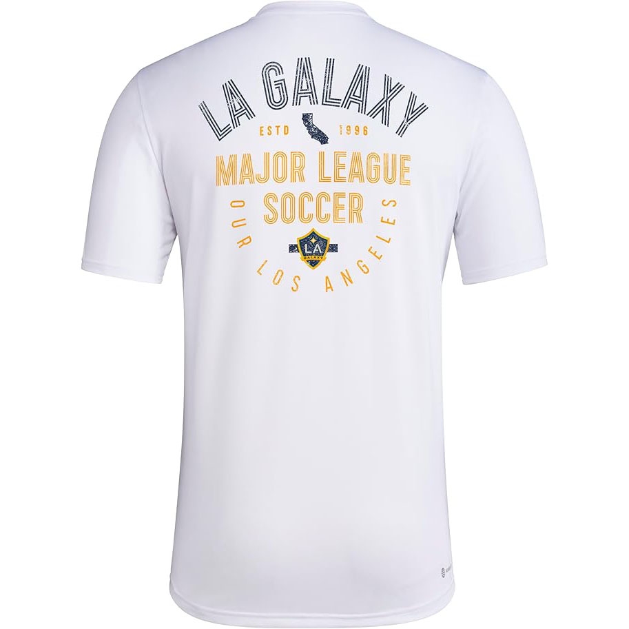 Áo Phông Adidas Chính Hãng - La Galaxy MLS Short Sleeve - Màu Trắng | JapanSport IN8791