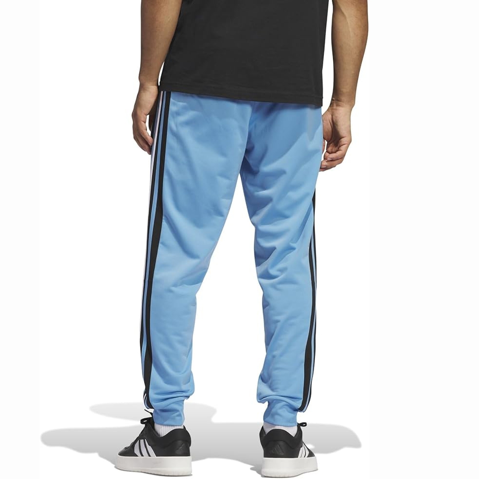 Quần Dài Adidas Chính Hãng - Essentials Colour Block Tricot Track Pants - Màu Xanh | JapanSport JE9622