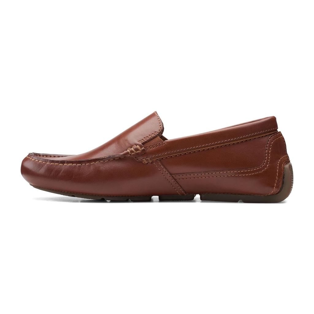 Giày Clark Nam Chính Hãng - Plain mens Driving Style Loafer - Màu Nâu | JapanSport 261-58703