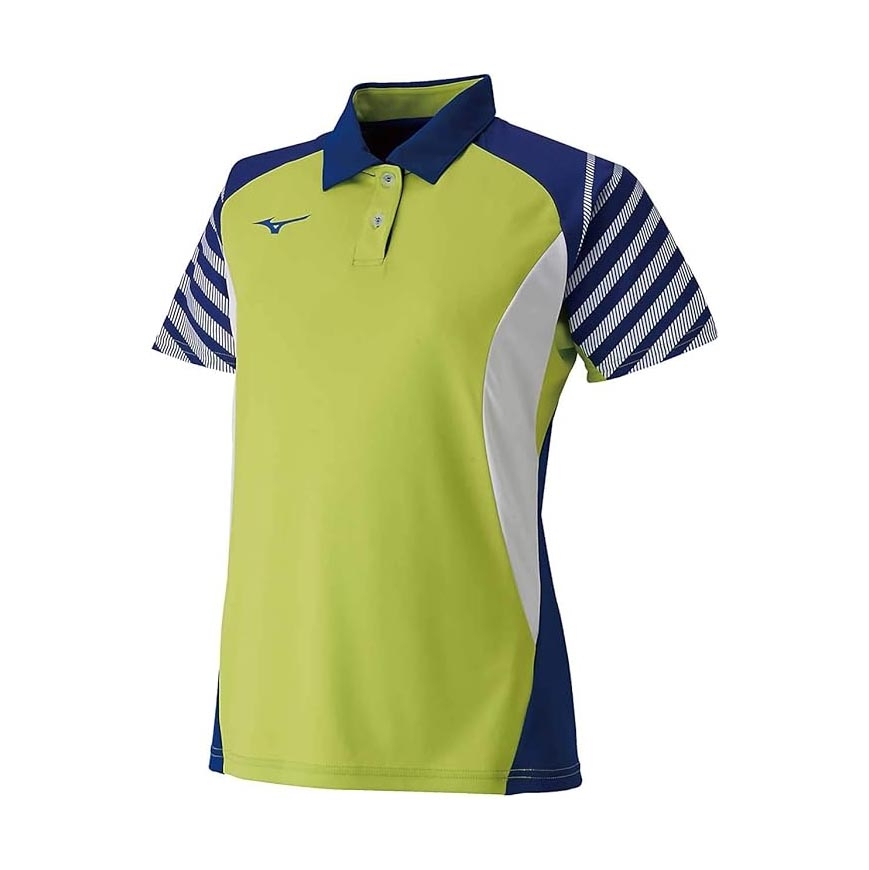 Áo Polo Mizuno Chính Hãng - Standard Dynamo Fit - Màu Xanh | JapanSport 62JA9214-84