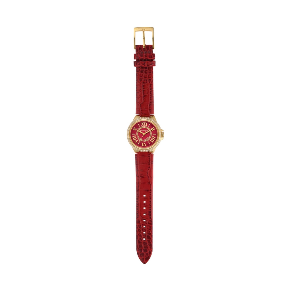 Đồng Hồ Michael Kors Chính hãng - Camille Nữ 33mm, Dây Da Đỏ Sang Trọng | JapanSport MK4750