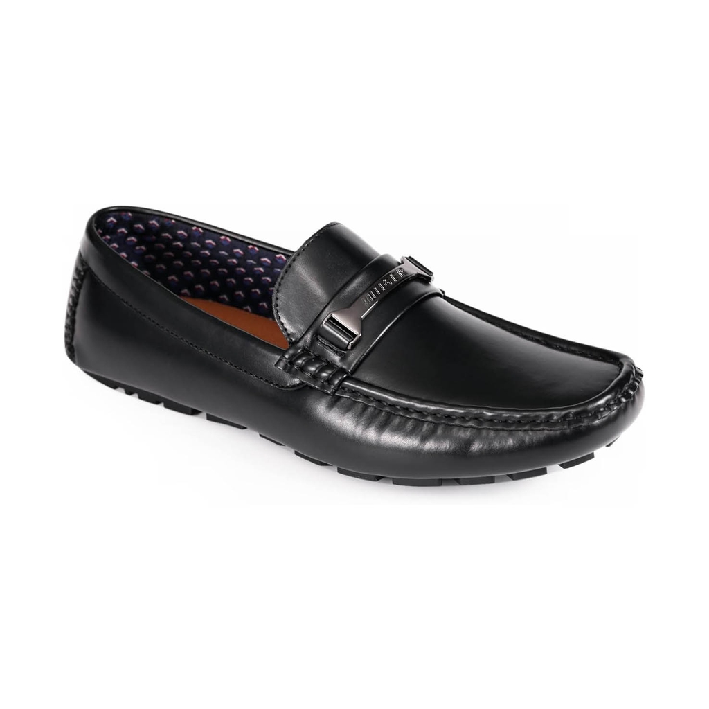Giày Tommy Hilfiger Nam Chính Hãng - Tommy Hilfiger Axin mens Loafer - Màu Đen | JapanSport tm-Axin-Black-001