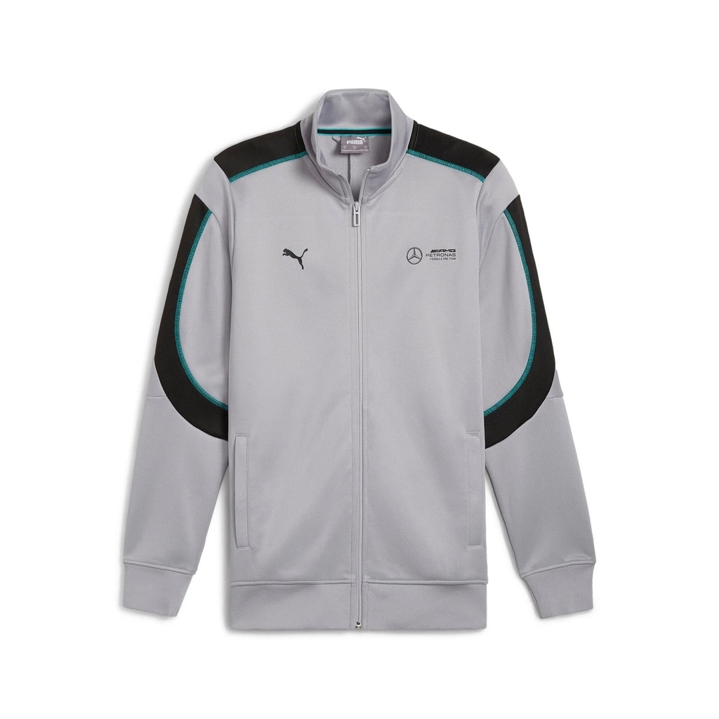 Áo Khoác Puma Chính Hãng - Puma Mercedes-AMG Petronas F1® MT7+ Track Jacket - Màu Xám | JapanSport 627316-02