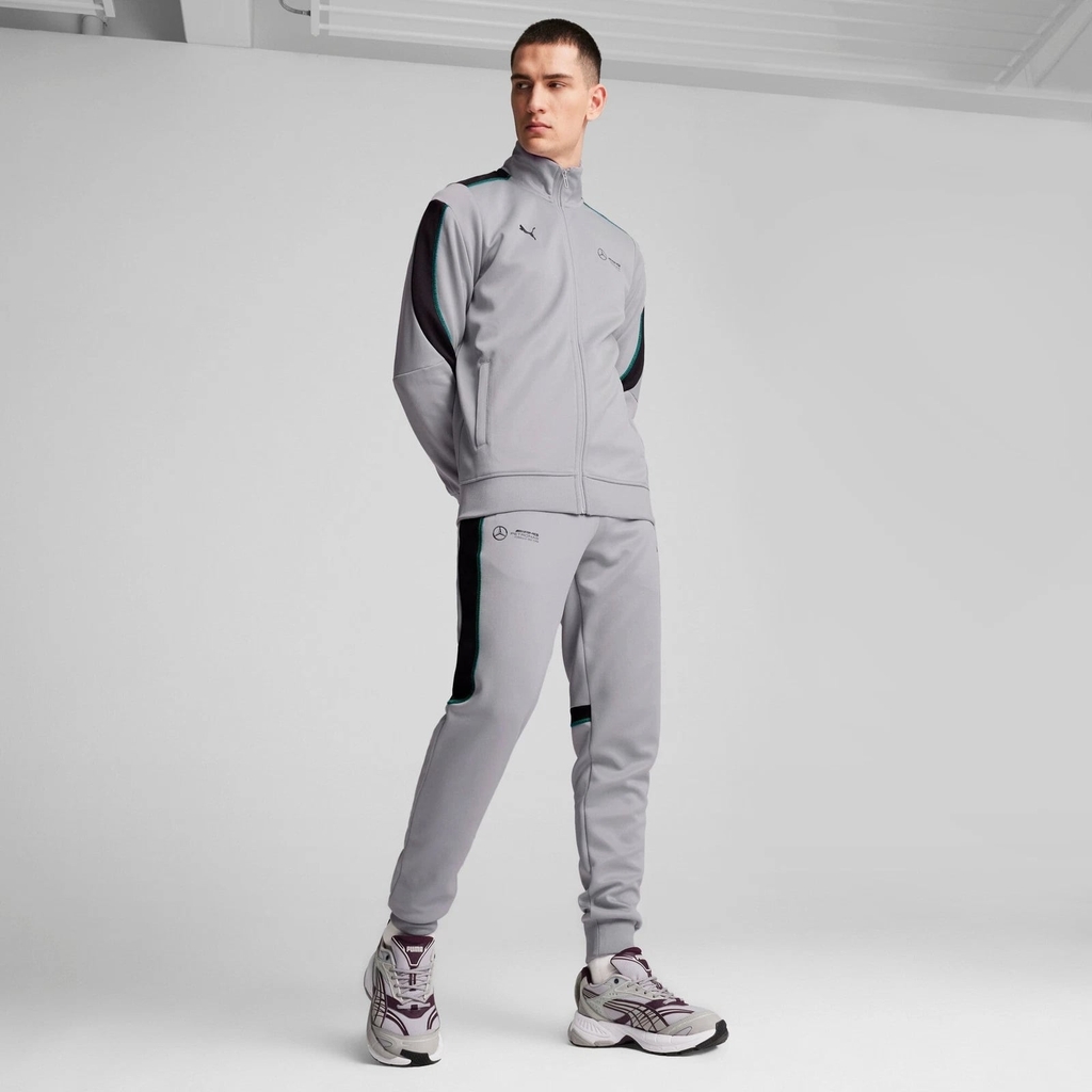 Áo Khoác Puma Chính Hãng - Puma Mercedes-AMG Petronas F1® MT7+ Track Jacket - Màu Xám | JapanSport 627316-02