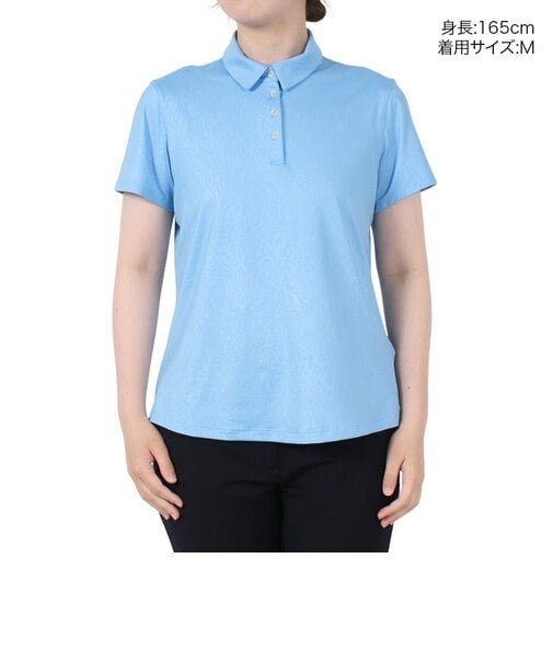 Áo Polo Golf Puma Nữ Chính Hãng - PUMA Golf Wear MATTR ANIMAL DEBOSS - Màu Xanh  | 629356-02