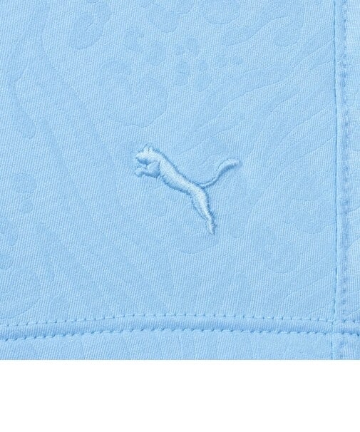 Áo Polo Golf Puma Nữ Chính Hãng - PUMA Golf Wear MATTR ANIMAL DEBOSS - Màu Xanh  | 629356-02