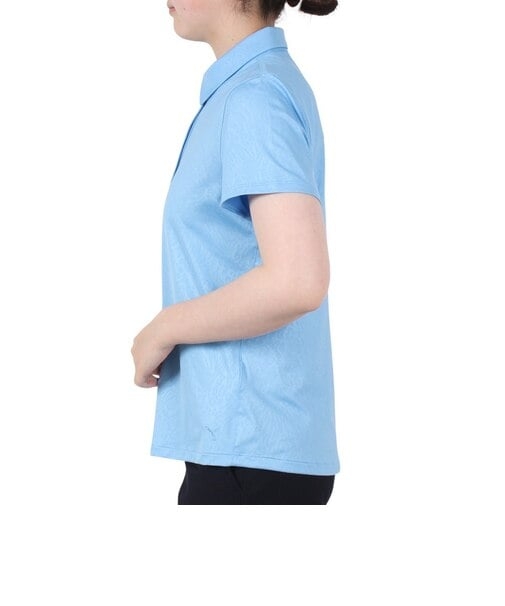 Áo Polo Golf Puma Nữ Chính Hãng - PUMA Golf Wear MATTR ANIMAL DEBOSS - Màu Xanh  | 629356-02