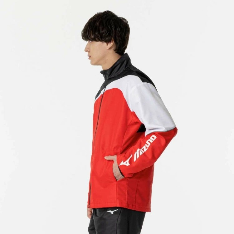 Áo Khoác Mizuno Chính Hãng - Active Warmer Jacket  - Màu Đỏ | JapanSport 62JEB502-62