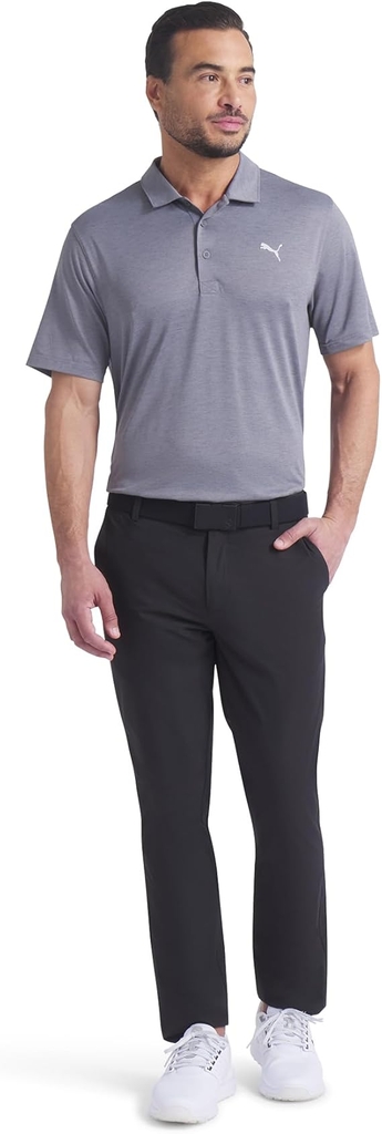 Áo Polo Puma Chính Hãng - Heather LC Polo 2.0 - Màu Xám | JapanSport 631607-03