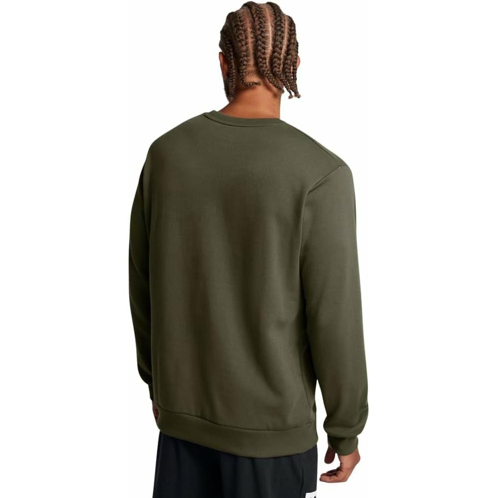 Áo Dài Tay Under Armour Chính Hãng - Project Rock Red One No Lift No Gift Crew Neck Sweatshirt - Màu Nâu | JapanSport 6003006-390