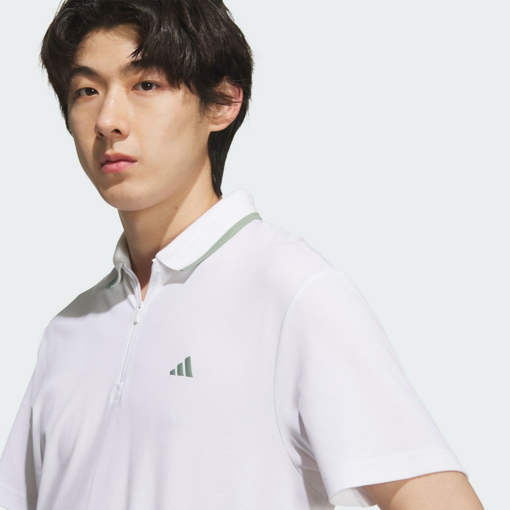 Áo Polo Adidas Chính Hãng - Adizero Twist Knit - Màu Trắng | JapanSport JE8326