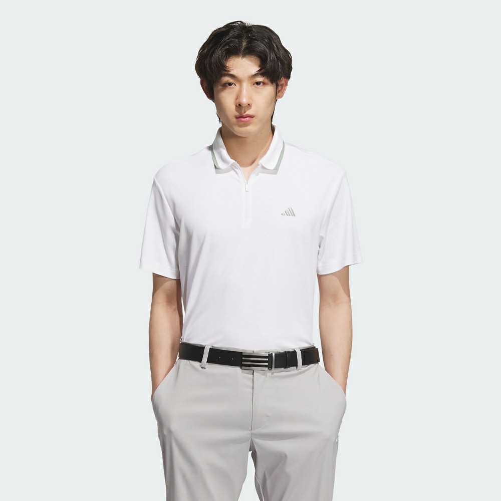 Áo Polo Adidas Chính Hãng - Adizero Twist Knit - Màu Trắng | JapanSport JE8326