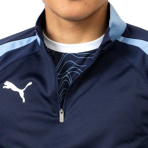 Áo Khoác Puma Nam Chính Hãng - INDIVIDUALLIGA 1/4 - Màu Navy | JapanSport 660196-06