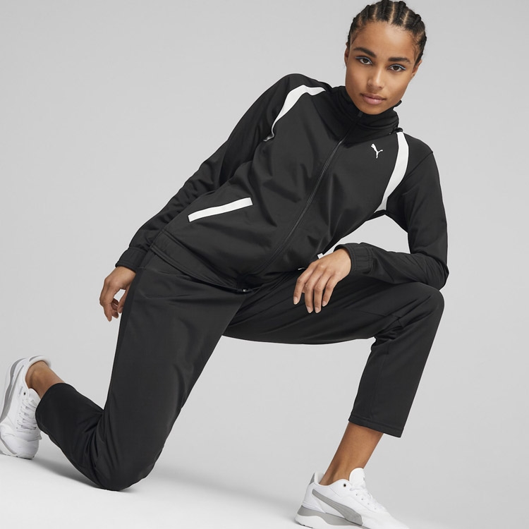 Bộ thể thao Puma Nữ Chính Hãng -CLASSIC Tricot Suit - Đen | JapanSport 675720-01